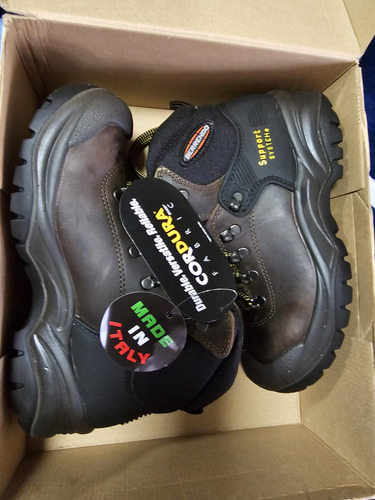 Botas De Seguridad Berrendo 703 Café Casco Acero Unisex