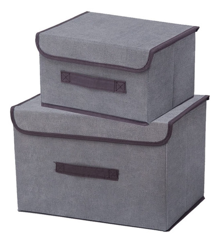 Organizador Caja Box Plegable Apilable X 2 Unidades Organiza