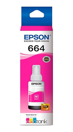 Tinta Epson T664 Magenta Serie L