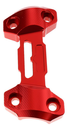 Cubierta De Abrazadera Montaje Manillar Motocicleta Rojo
