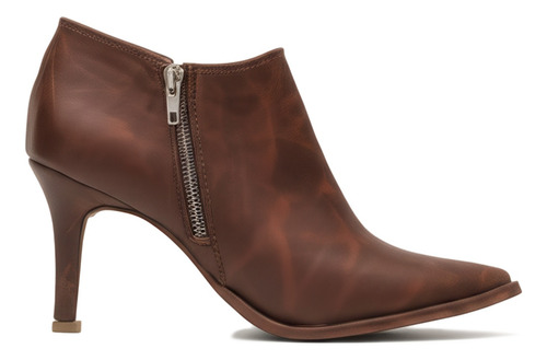 Botas Mujer Botinetas Taco Aguja Punta Fina Elegantes Ivonne
