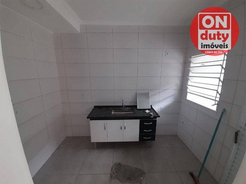 Imagem 10 de 14 de Sobrado Novo Em Condomínio! 2 Dormitórios, Quintal Com Churrasqueira, 1 Vaga De Garagem, 53 M² À Venda Por R$ 260.000 - Parque Bitaru - São Vicente/sp - So0675