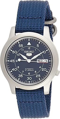 Snk807 Seiko 5 - Reloj Automático De Acero Inoxidable Con