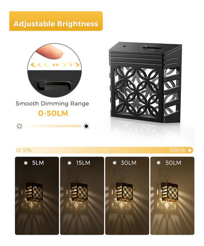 Lohas - Paquete De 2 Luces Nocturnas Enchufables Led Color Blanco