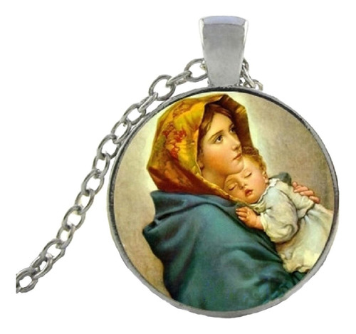 Otoño Ardiente María Madre Del Niño Jesús Collar Santísima V