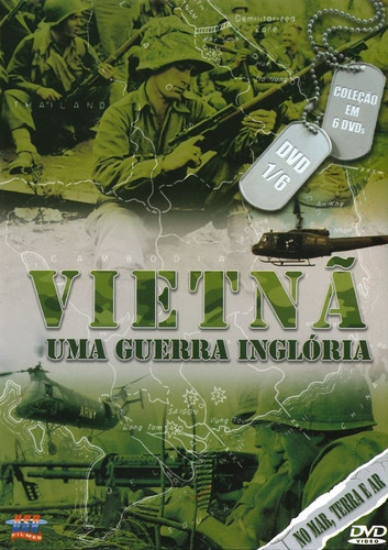 Dvd - Vietnã Uma Guerra Inglória - No Mar, Terra E Ar Vol. 1