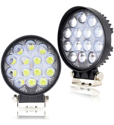 Imagem 1 de 7 de Par Farol Auxiliar Milha Led 18w F250 F350 F150 Classe A