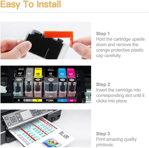 E-z Ink Reemplazo De Tinta Compatible Impresora Cli-271xl
