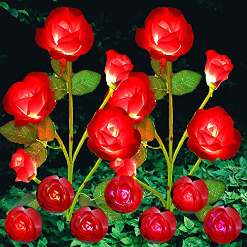 Paquete De 2 Luces Solares Para Flores, Decorativas Para Ext