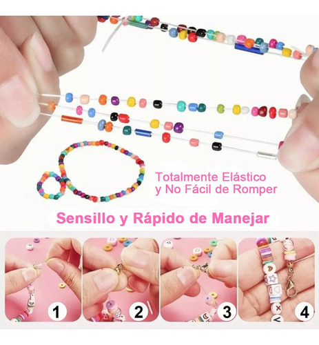Set De Pulseras Cuentas Para Hacer Bisuteria 25000+ Piezas