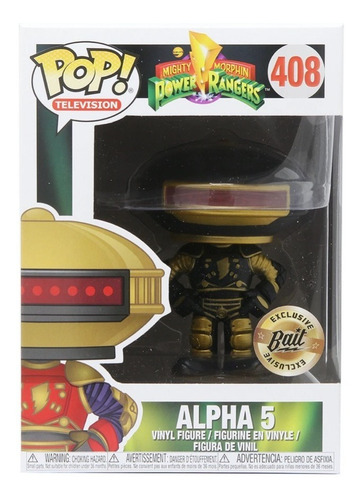 Funko Pop Alpha 5 #408 Bait Exclusivo Power Rangers Original