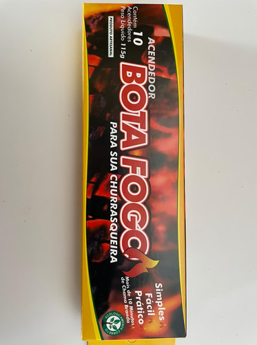 Mechero para barbacoa. 8 cajas con 10 unidades