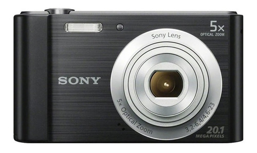 Câmera Sony Cyber-shot Dsc-w800 20.1mp 5x Zoom 720p Preto