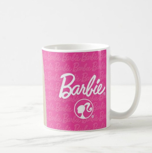 Caneca Porcelana Personalizada Barbie 4