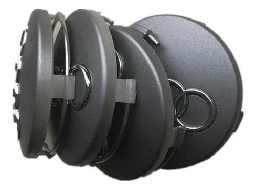 comprar Set 4 Emblema Tapa Centro Llanta Audi 60mm Gris Plateado 