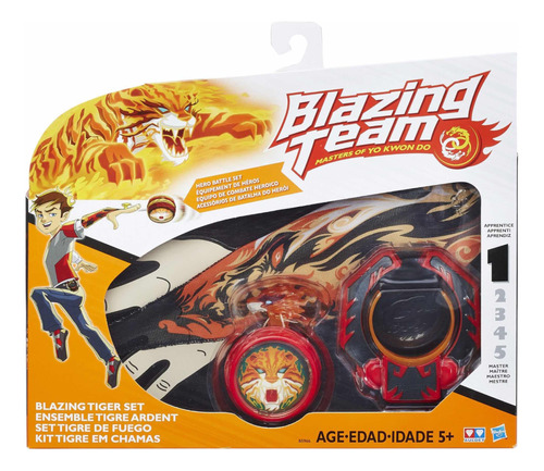 Blazing Team Yo-yo Set Tigre De Fuego Caja Con Detalles