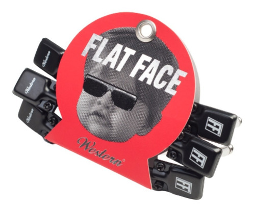 Pack X3 Cable Interpedal Flat Face Angulado 15cm Western