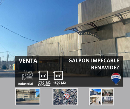 Venta Galpon Impecable 1500m2 Benavidez