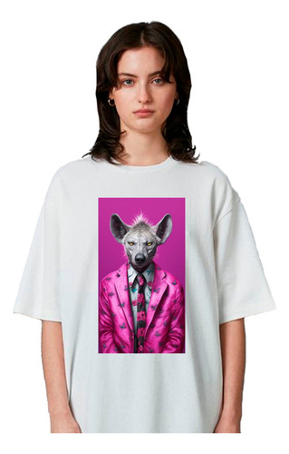 Remera Personalizada Lobo Traje Aesthetic Algodón Unisex