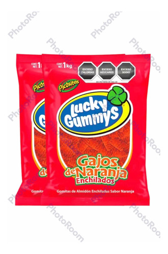 Gomitas Lucky Gummys Gajos De Naranja Enchilados 2 Kg