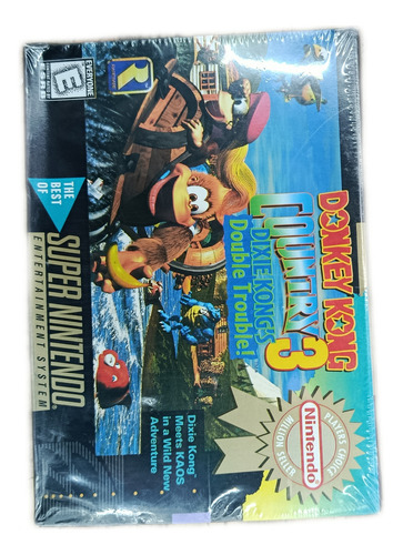Donkey Kong Country 3 Supernes Origin Sellado Envío Gratis (Reacondicionado)