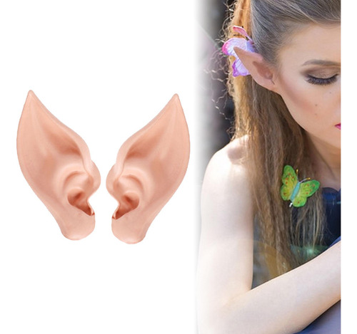 Oreja De De Látex, Accesorios De Cosplay, Accesorios Beige