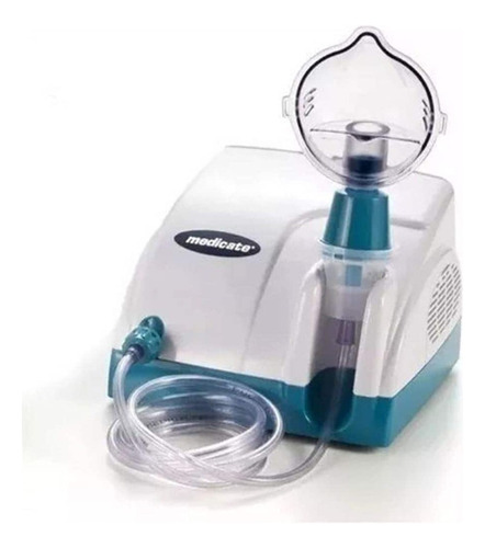 Nebulizador Compressor Medicate Md1000 Branco 127v/220v