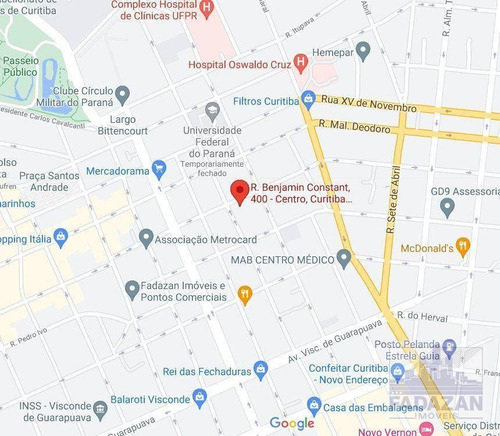 Imagem 19 de 19 de Casa Comercial Para Alugar, 60 M² Por R$ 1.500/mês - Centro - Curitiba/pr - Ca0105
