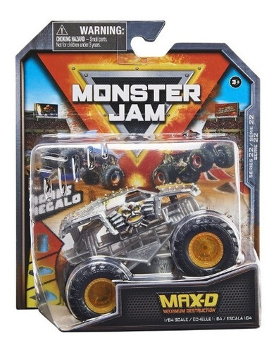 Vehículo Monster Jam Max D Maximum Destruction Spin Master