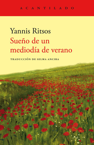 Sueño De Un Mediodía De Verano / Yannis Ritsos / Envio