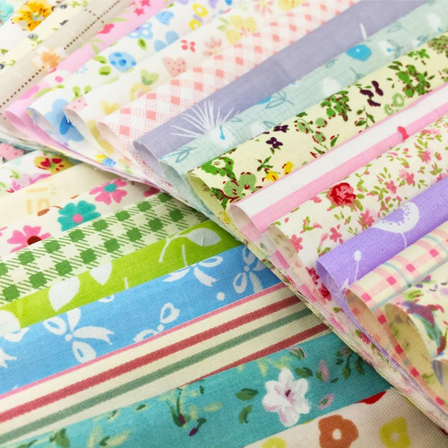 Telas Florales Para Manualidades, 30x30 Cm, 18 Metros