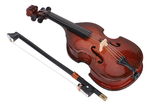 Modelo De Pequeño Instrumento Musical De Madera Bass Ornamen