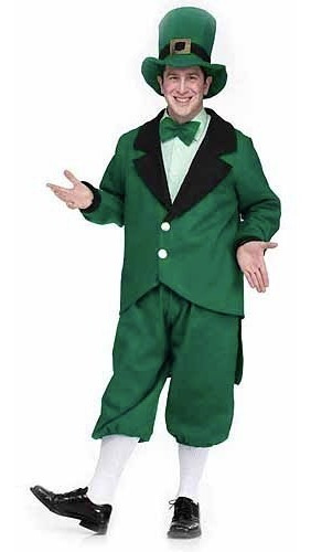 Disfraz Para Hombre De Duende Leprechaun-  Halloween Talla