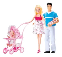 Comprar Muñeca Paloma Y Su Familia Con Cochecito El Duende Azul