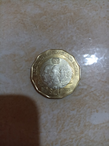Moneda De $20 Conmemorativa De Hidalgo,morelos Y Guerrero