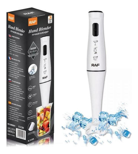 Minipimer Stick Mixer Raf  R312g Hand Blender 800w