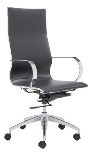 Silla De Oficina Glider - Negra Këssa Cdmx Color Negro