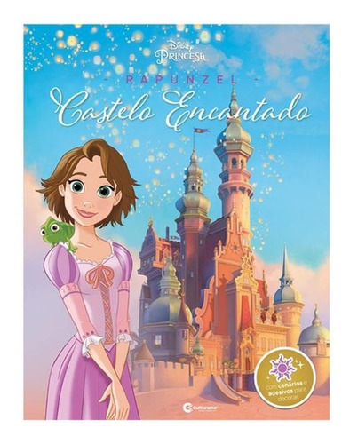 Castelo Encantado Disney Com Adesivos - Rapunzel