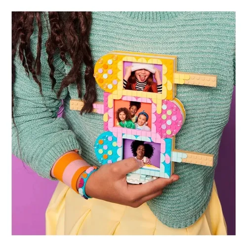 Lego Dots 41956, marco para fotos y brazalete con forma de helado