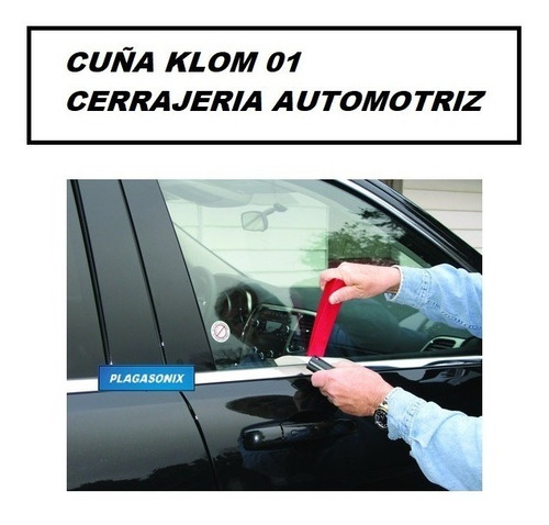 Imagen 5 de 10 de Ganzua Cuña Apertura Cerrajeria Automotor Klom Km-01