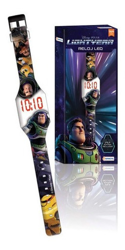 Reloj Digital Led Infantil Buzz Lightyear Disney Pixar