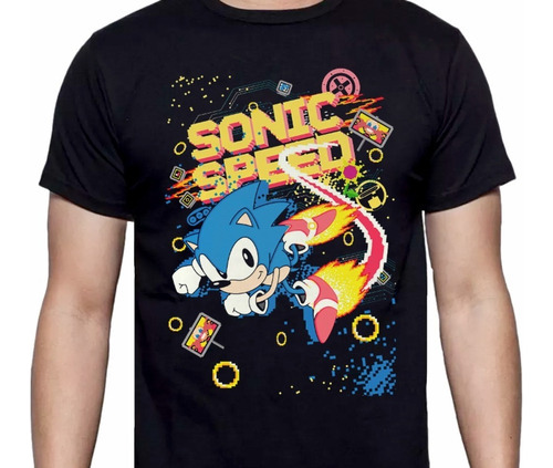 Sonic - Rings - Videojuegos - Polera- Cyco Records