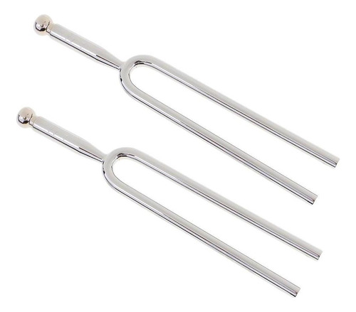 2 Guitarras De Violín A-442 Steel Tuning Fork Para Música