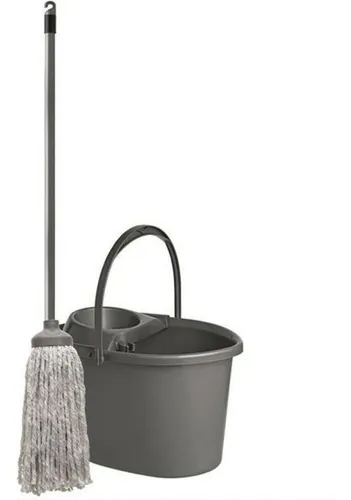 comprar Kit De Mopa Con Balde Bettanin Kit\u002F153 H Y T Color Gris oscuro