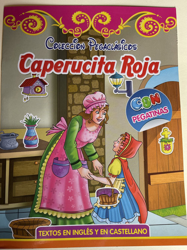 Caperucita Roja Inglés / Español Con Stickers