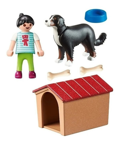 Imagen 2 de 5 de Playmobil Country Nena Con Perro 70136