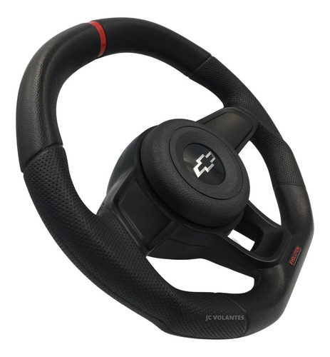 Volante Evolution Anel Vermelho Gm Corsa Frente Montana 2003