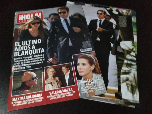 Carolina Pampita Ardohain Tapa Y Nota Revista Hola 96 * 2012
