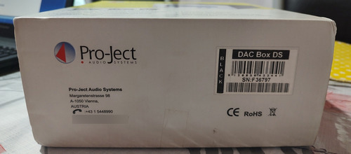 Dac Conversor Pro-ject Dac Box Ds -audiopatagonia- Negro