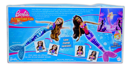 Barbie In A Mermaid Tale Sirena Azul 2009 Edition